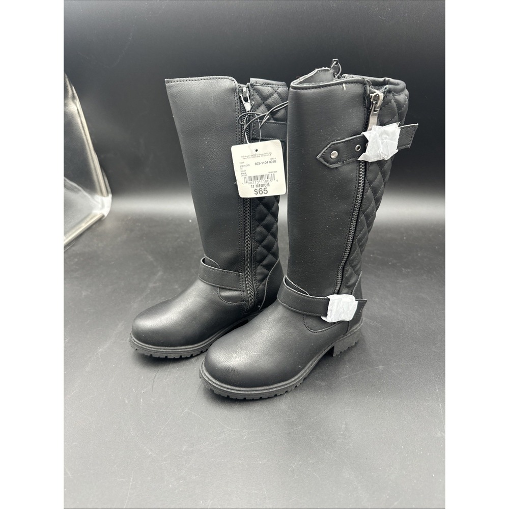 Thereabouts Little & Big Kid Girls Hailey Flat Heel Riding Boots  11 M Toddler